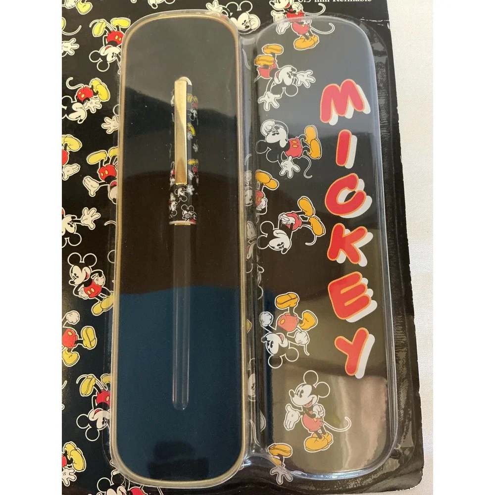 Disney Mickey Mouse Collectible Ceramic Roller Ball Pen Special Gift Tin New